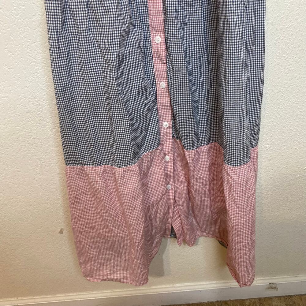 Emerson Fry Button Tier Patchwork Maxi Dress Size… - image 7